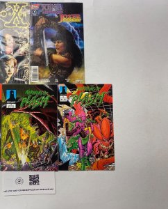 4 TOPPS comic books X-Files #5 Xena #1 Warriors Plasm #1 2 86 KM20
