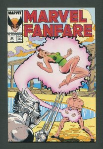 Marvel Fanfare #33  / 9.6 NM+  / July 1987