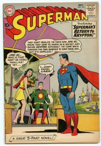 Superman 141 Nov 1960 VG+ (4.5)