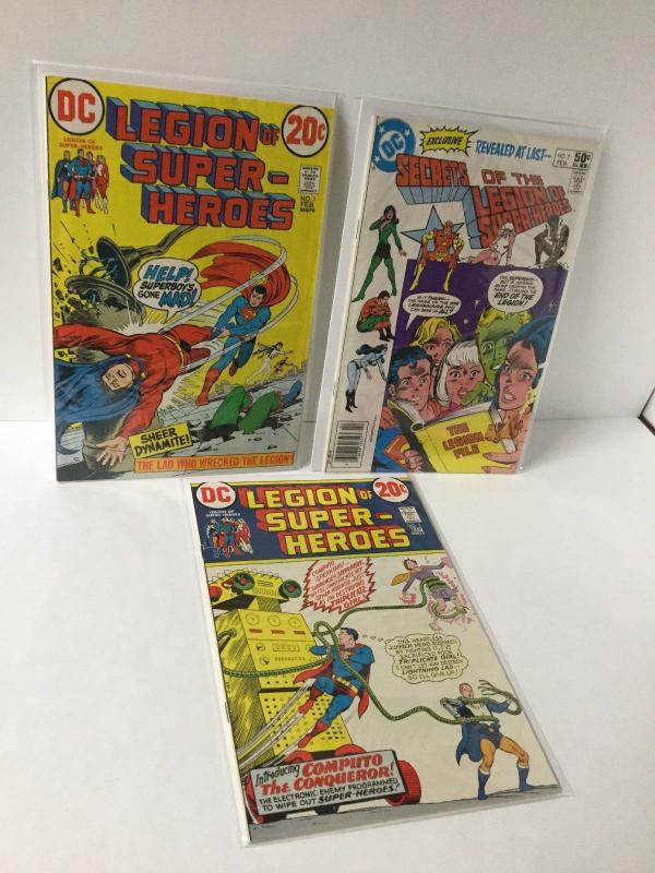 Legion Of Super-heroes 1 2 3 Bronze Age 8.0 Vf Very Fine A22