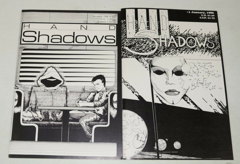 Hand Shadows #1-2 VF/NM complete series - doctor homicide - 1985 indy comics set