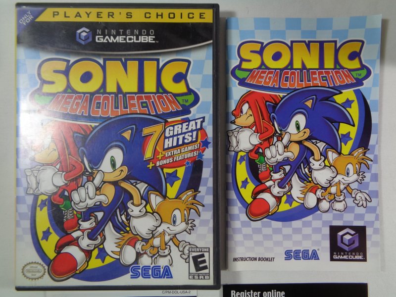 Sonic Mega Collection for Nintendo Gamecube Complete