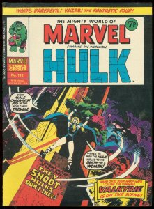 MIGHTY WORLD OF MARVEL #112-HULK-DAREDEVIL-BRITISH VG