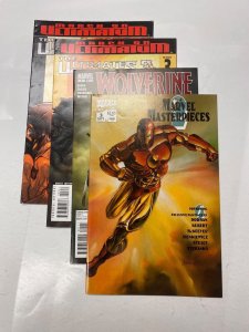 4 MARVEL comic books Ultimates 3 #2 3 Wolverine #1 Marvel Masterpiece #3 79 KM18