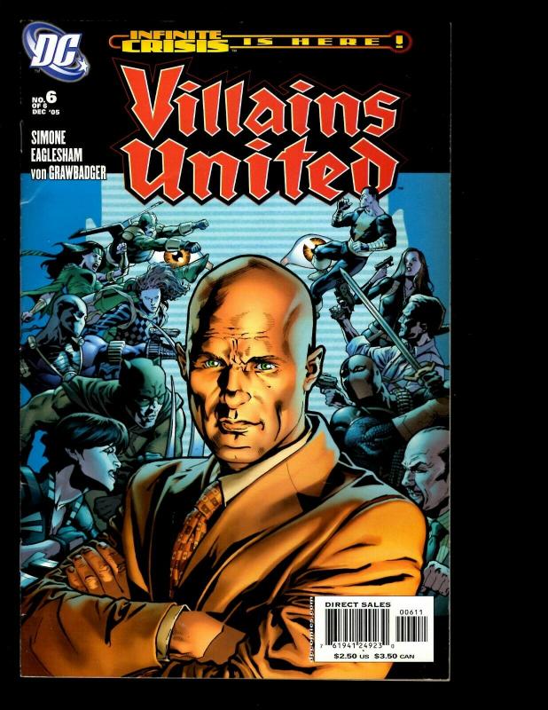 9 DC Comics Villains United # 1 2 3 4 5 6 Valor # 1 War of the Gods # 1 4 EK13