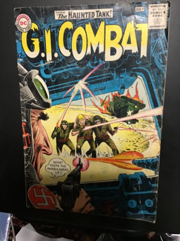 G.I. Combat #106 (1964) affordable grade, haunted tank key! VG