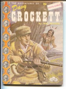 PULP:  Adventures of Davy Crockett #1 1955-Triple Nickel-1st issue Mort Leav-...