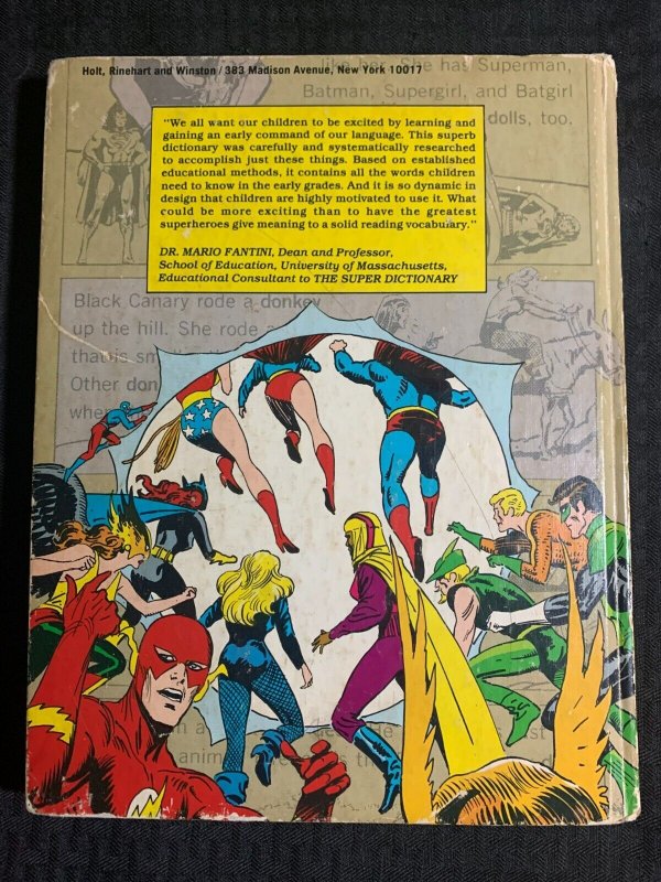 1978 THE SUPER DICTIONARY Warner Educational Services HC VG- 3.5 1st HR&W
