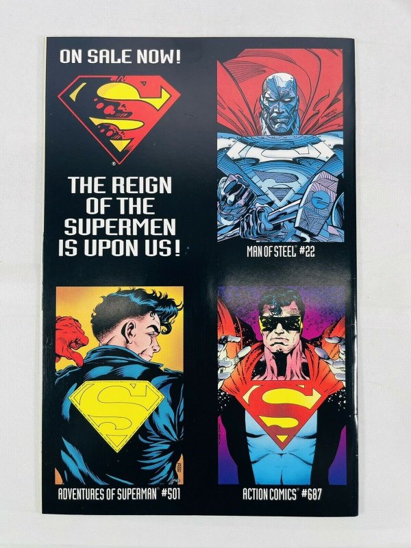 Superman #78 Reign Of The Superman DC Comics June 1993 Die Cut Cover