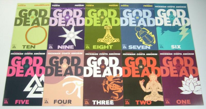 Jonathan Hickman's God is Dead #1-48 VF/NM complete series + book of acts 1-2