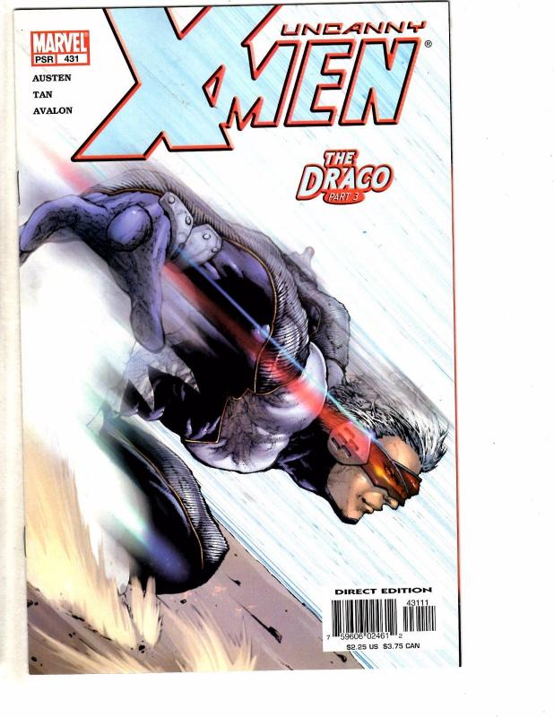 5 Uncanny X-Men Marvel Comic Books # 429 430 431 432 433 Gambit Wolverine BF6