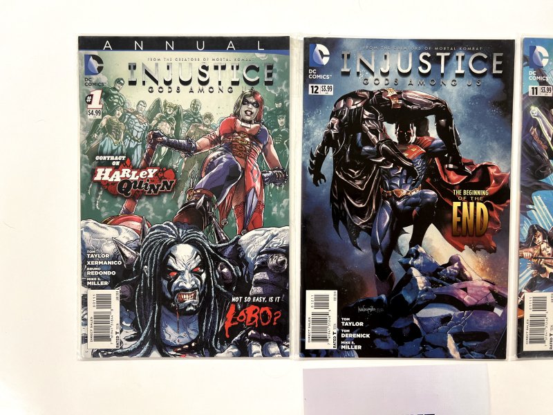 3 Injustice DC Comic Books# 1 11 12 Batman Superman Robin Flash Static 71 JS14