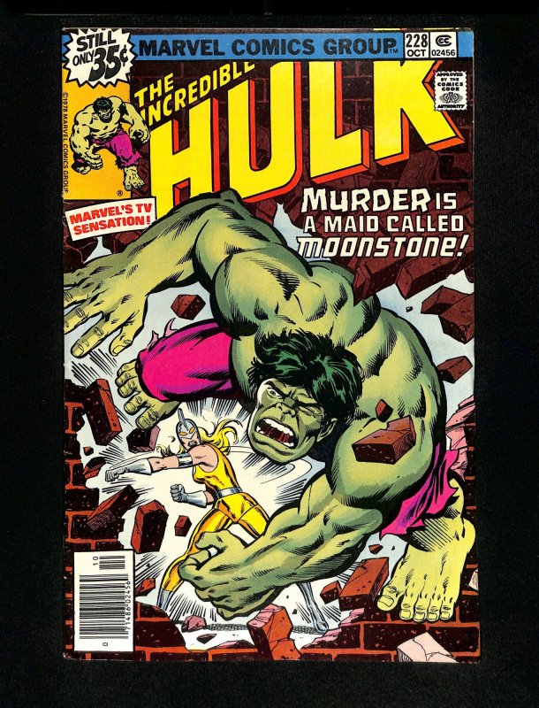 Incredible Hulk (1962) #228 1st Moonstone! Thunderbolts! Karla Sofen!