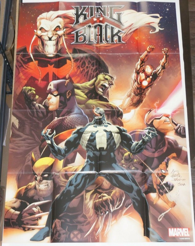 King in Black #1 poster - 36 x 24 - KNULL - Venom - Marvel - Ryan Stegman art