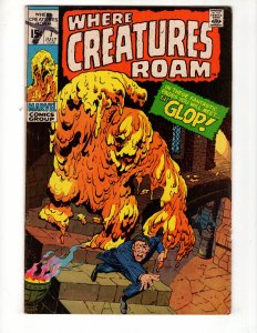 Where Creatures Roam #7 (1971) ...YOU WILL MEET GLOP! WOW !!!!!  / ID#724