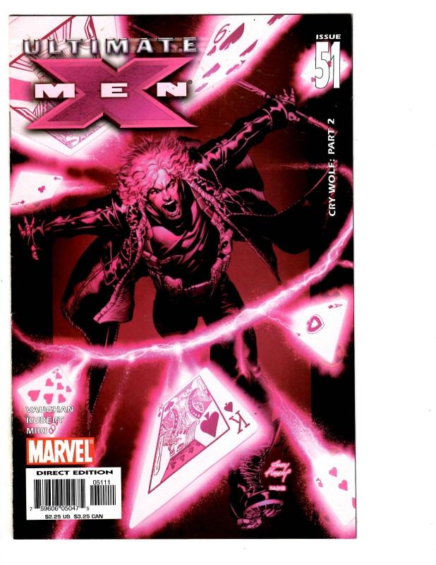 5 Ultimate X-Men Marvel Comic Books # 48 49 50 51 52 Iceman Wolverine Rogue BH30 