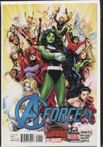 A-Force #1  (2015) She-Hulk [Key Issue]