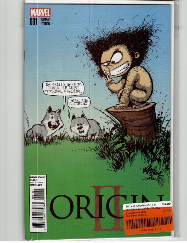 Origin II #1 Young Cover (2014) Wolverine