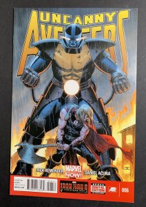 Uncanny Avengers #6 (2013) John Cassaday Apocalypse vs Thor Cover
