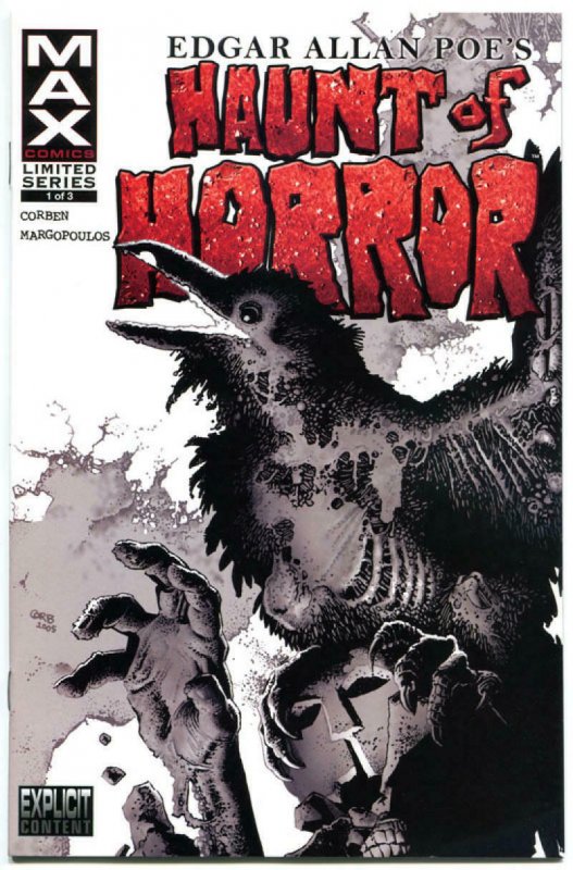 HAUNT of HORROR 1 2 3, NM+, Richard Corben, Edgar Allan Poe, more RC in store