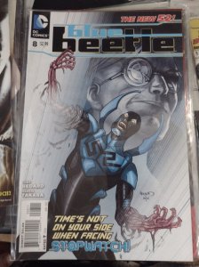 BLUE BEETLE  # 8  2012, DC COMICS  THE NEW 52  SCARAB JAMIE REYES