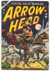 Arrowhead #4 1954-Atlas western- Tecumseh G/VG 