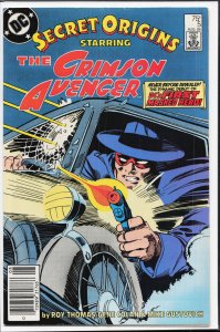 Secret Origins #5 (1986) The Crimson Avenger