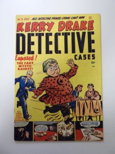 Kerry Drake Detective Cases #15 (1949) VG+ condition 1 spine split