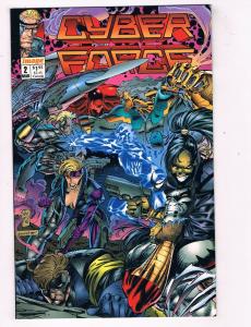 Cyberforce (1992 1st Series) #2 Image Comic Book The Tin Men Of War HH4 AD38