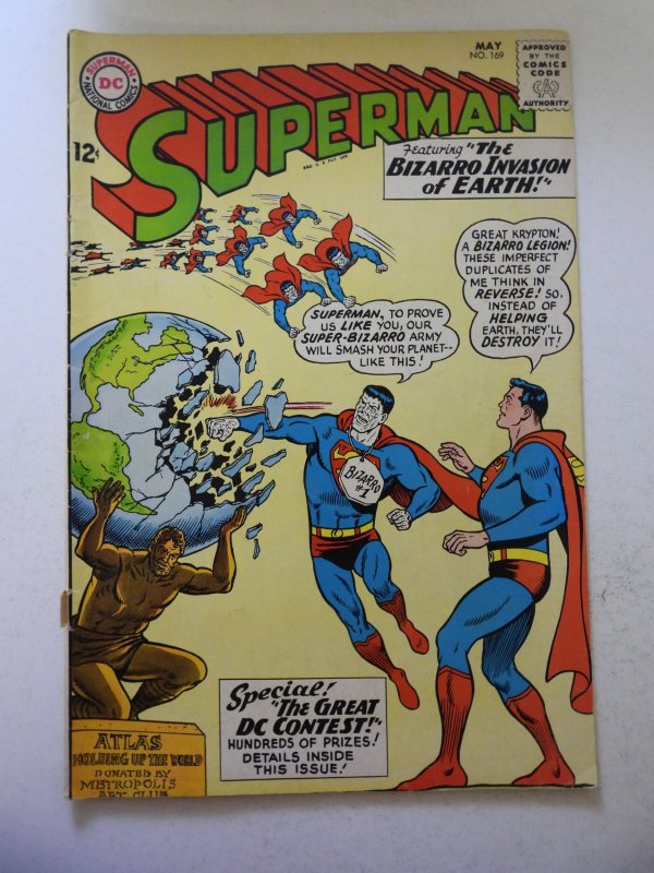 Superman #169 (1964) FN+ Condition