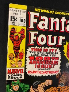 FANTASTIC FOUR #100 VG/F Condition