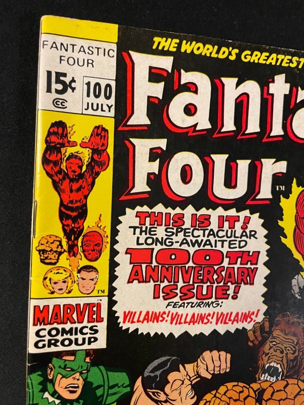 FANTASTIC FOUR #100 VG/F Condition
