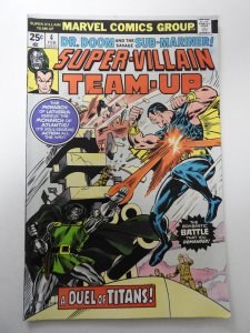 Super-Villain Team-Up #4 (1976) VG/FN Condition! MVS intact! moisture stain fc