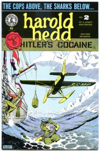 HAROLD HEDD Hitler's Cocaine #2, VF/NM, Rand Holmes, 1984, more in store