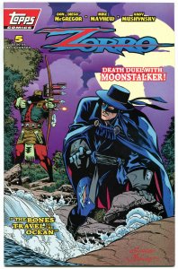 ZORRO #5, NM, Don McGregor,Mayhew, Sinnott, 1994, more indies in store