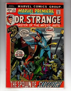 • Marvel Premiere #4 (1972) Dr Strange! Barry Smith!  / NSC•CR300•BI#01