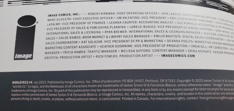 W0RLDTR33 #4 CVR A FIRST PRINT WP NM /MT