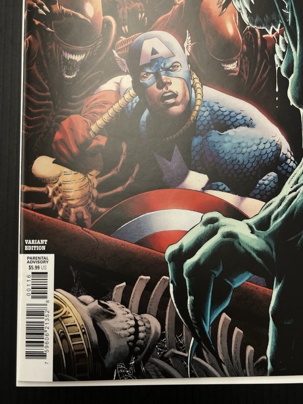 Alien vs Captain America #1 1:25 Siqueira Variant 2025 Marvel Comic PROSHIPPER
