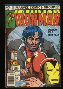 Iron Man #128 VG+ 4.5 Tony Stark Demon in a Bottle!