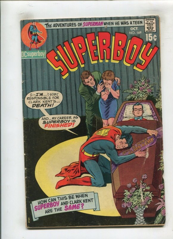 SUPERBOY #169 (6.0) NO ESCAPE FOR SUPERBOY!! 1970