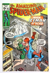 Amazing Spider-Man (1963 series)  #92, VF (Actual scan)