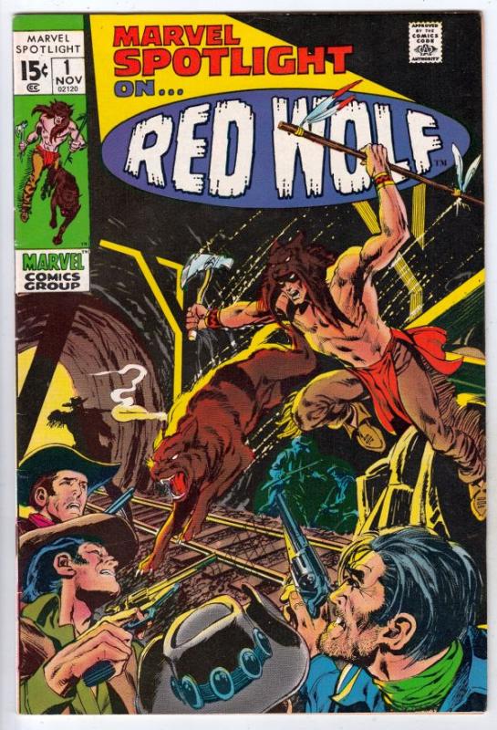 Marvel Spotlight on Red Wolf #1 (Nov-71) NM- High-Grade Red Wolf, Lobo