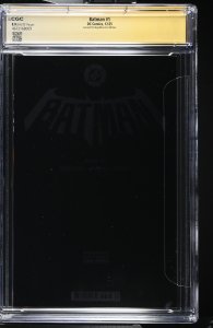 BATMAN #1 DC 2025 JORGE JIMENEZ/DAN MORA 2X SIGNED FOIL  CGC SS 9.9 NOT 9.8