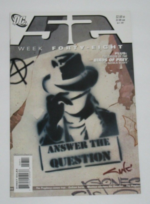 52 Week #48 1st Appearance of Renee Montoya as The Question 2007 DC Comics VF