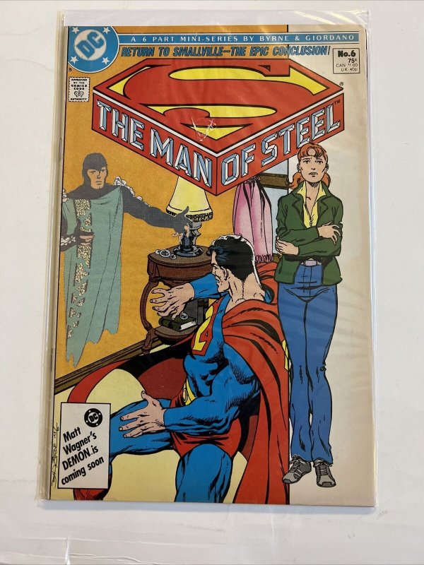 THE MAN OF STEEL #1 - 6 COMPLETE JOHN BYRNE SERIES Superman DC Comics 1986 