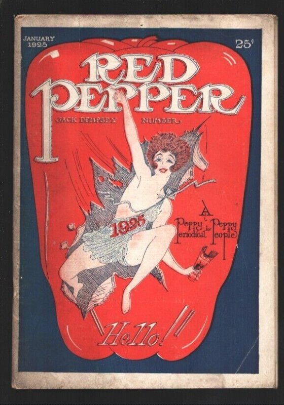 Red Pepper #7 1/1925-Jokes-gags-comic & cartoon art-cheesecake pix-Special Ja...