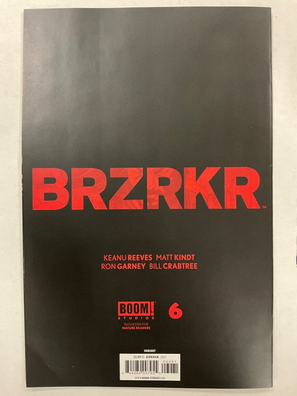 BRZRKR #6 Cover H (2021)