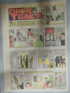 Dick Tracy Sunday Page by Chester Gould from 5/8/1977 Size: 11 x 15 inches