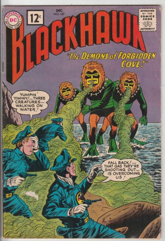 Blackhawk #167 (Dec-61) FN+ Mid-High-Grade Black Hawk, Chop Chop, Olaf, Pierr...