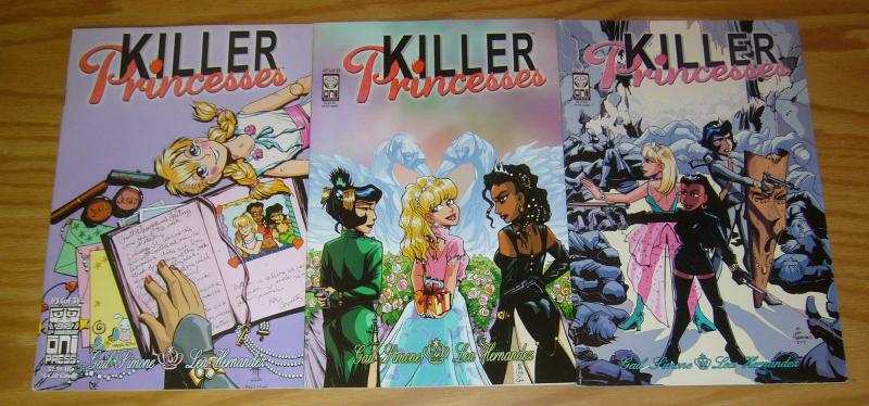 Killer Princesses #1-3 FN/VF complete series - gail simone - oni press set lot 2